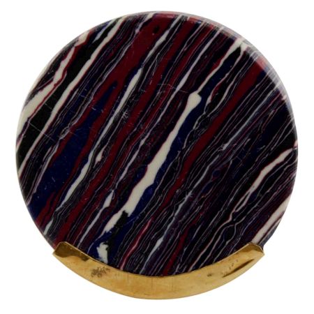 Purple Texture Stone Brass Cabinet knob